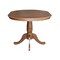 International Concepts Round 36 in Round Top Pedestal Table with 12 in Leaf, 29.3 in H, Distressed Oak, 36 in W, 48 in L K42-36RXT - alternate 2